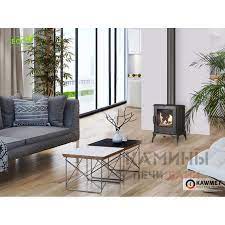 Купить Печь-камин Kawmet P8 в интерьере чугунный в Новополоцке в Новополоцке