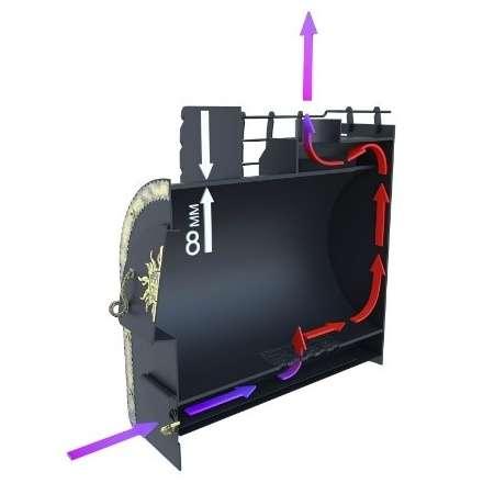 Отопительная печь Царь-печи Злата в Новополоцке