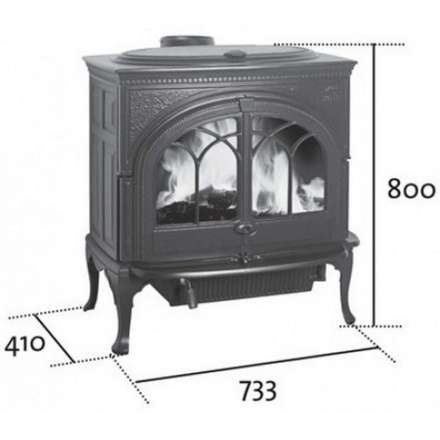 Чугунная печь камин Jotul F600 в Новополоцке