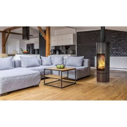 Купить Печь-камин Kratki Antares стальной в интерьере в Новополоцке Амазонка бай фото в Новополоцке