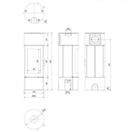 Купить Печь-камин Kratki Antares стальной в интерьере в Новополоцке Амазонка бай фото в Новополоцке