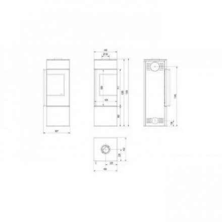 Купить Печь-камин Kratki THOR 8 в Новополоцке Амазонка бай фото в Новополоцке