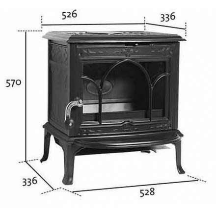 Чугунная печь камин Jotul F100 SE в Новополоцке