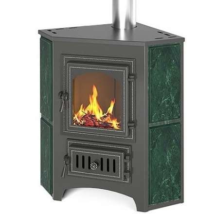 Печь-камин Везувий ПК-01 (220) угловой змеевик 9 кВт купить в Новополоцке