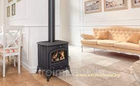 Купить Печь-камин Kratki Koza K6 с водяным контуром в интерьере в Новополоцке Амазонка бай фото в Новополоцке