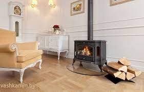 Купить Печь-камин Kratki Koza K9 с водяным контуром в интерьере в Новополоцке Амазонка бай фото в Новополоцке