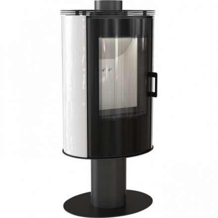 Печь-камин Kratki Koza/AB/S/NO/GLASS/Kafel/Bialy Амазонка бай фото в Новополоцке