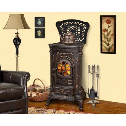 Печь-камин Ambra Eurokom Амбра Амазонка бай фото в Новополоцке