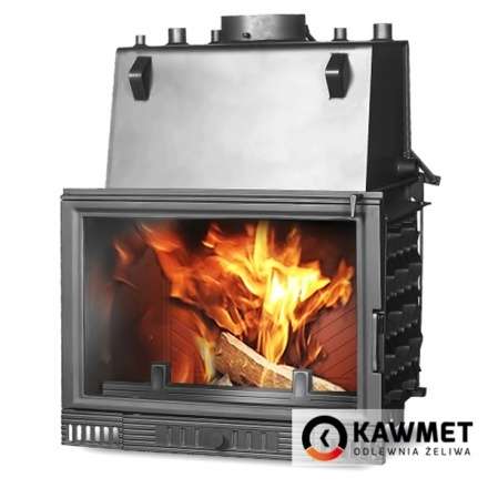 Каминная топка Kawmet W1CO 18,7 кВт с водяным контуром в Новополоцке