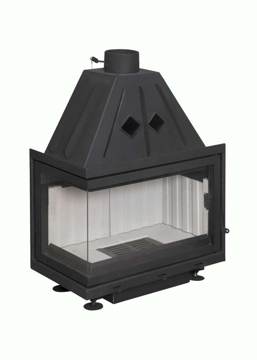 Каминная топка Экокамин Альфа 700 L два стекла левая купить в Новополоцке