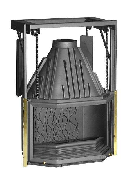 Каминная топка Invicta Prismatic 850 с подъёмом Амазонка бай фото в Новополоцке