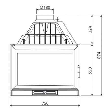 Каминная топка NORDflam Remus в Новополоцке