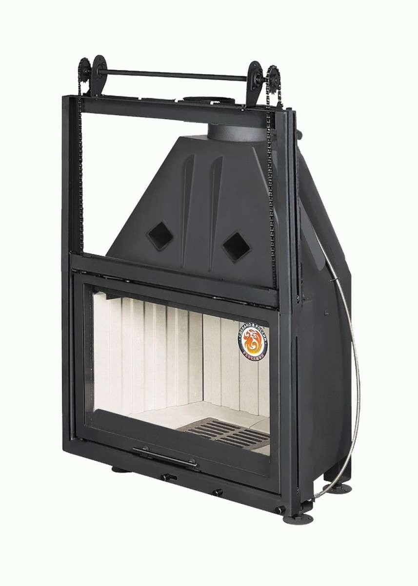 Каминная топка Экокамин Альфа 800 К с контргрузом купить в Новополоцке