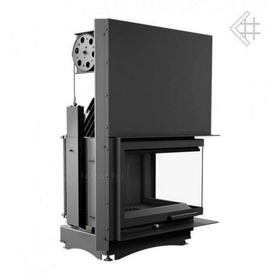 Каминная топка Kratki Zuzia/P/BS/G (угловое стекло справа,гильотина) Амазонка бай фото в Новополоцке