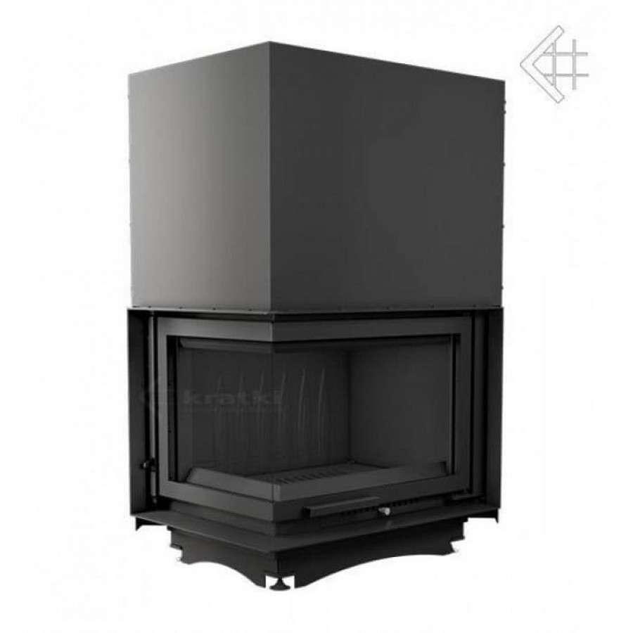 Каминная топка Kratki Zuzia/L/BS/G (угловое стекло слева, гильотина) Амазонка бай фото в Новополоцке