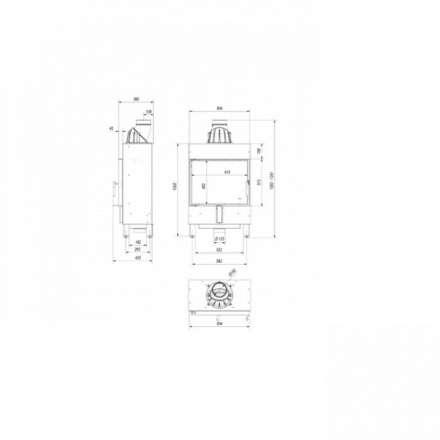 Каминная топка Kratki Lucy/12/Slim в Новополоцке