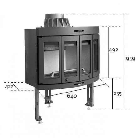 Каминная топка Jotul I400 Harmony в Новополоцке