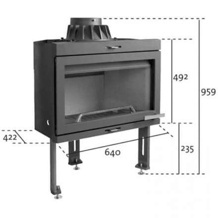 Каминная топка Jotul I 400 Panorama в Новополоцке