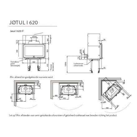 Каминная топка Jotul I 620 FRL в Новополоцке