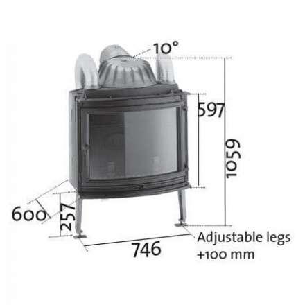 Каминная топка Jotul I 18 Panorama в Новополоцке