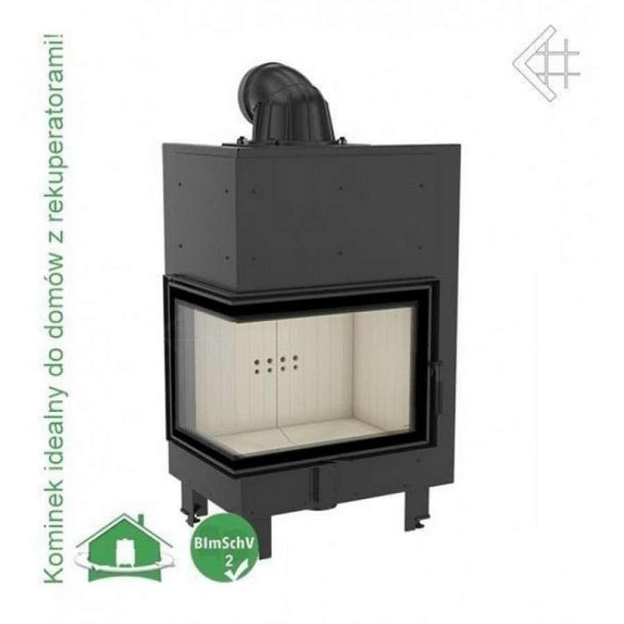 Каминная топка Kratki MBZ/P/BS (угловое стекло справа) Амазонка бай фото в Новополоцке