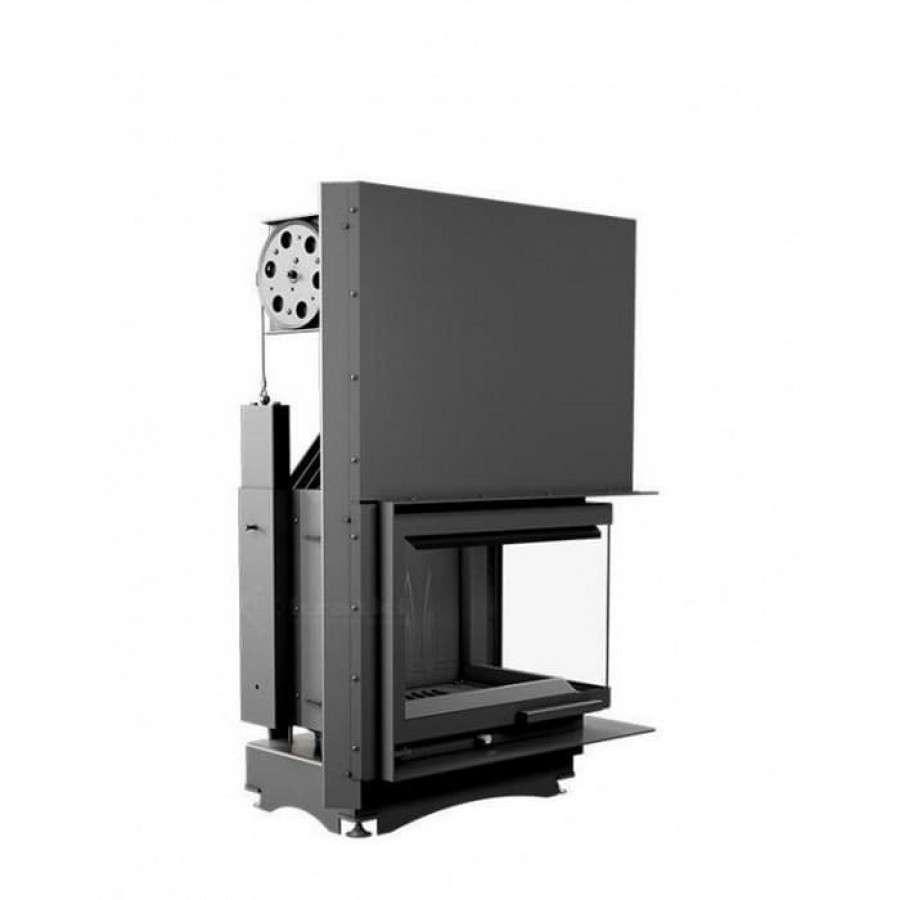 Каминная топка Kratki Maja/P/BS/G (угловое стекло справа,гильотина) Амазонка бай фото в Новополоцке