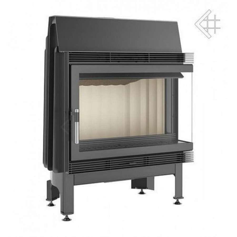 Каминная топка Kratki Blanka/670/570/P/BS (угловое стекло справа) Амазонка бай фото в Новополоцке