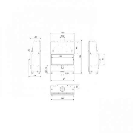 Каминная топка Kratki Lucy/PW/20/W в Новополоцке