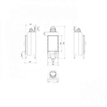 Каминная топка Kratki Nadia/9 в Новополоцке