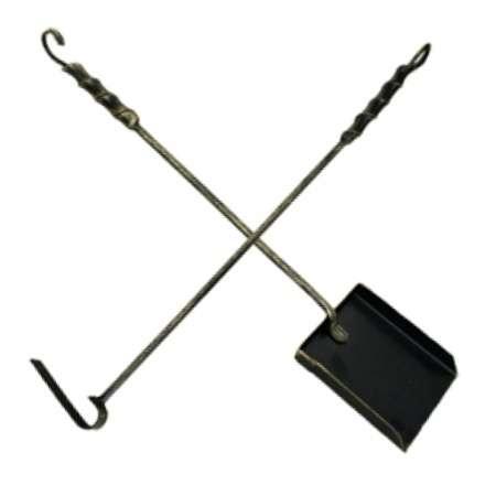 Набор кочерга и совок Везувий кованный купить в Новополоцке