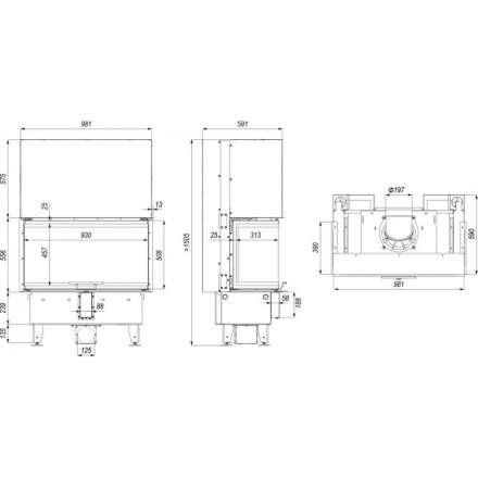 Каминная топка DEFRO HOME INTRA ME C G в Новополоцке