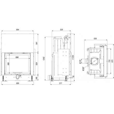 Каминная топка PORTAL ME G в Новополоцке