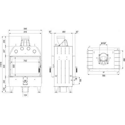Каминная топка DEFRO HOME INTRA ME T в Новополоцке