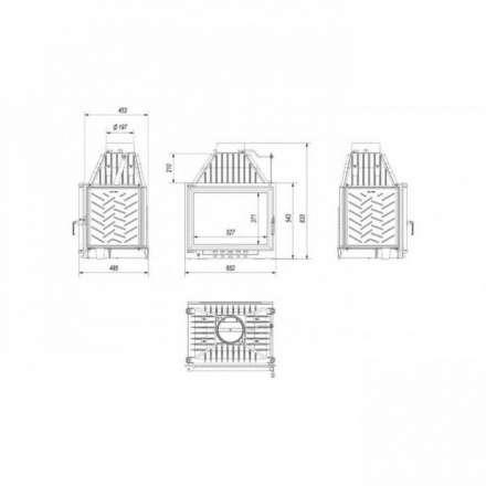Каминная топка Kratki ZUZIA/ECO в Новополоцке