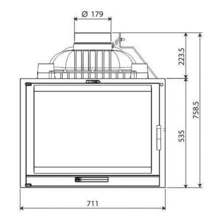 Каминная топка NORDflam LB CDP в Новополоцке