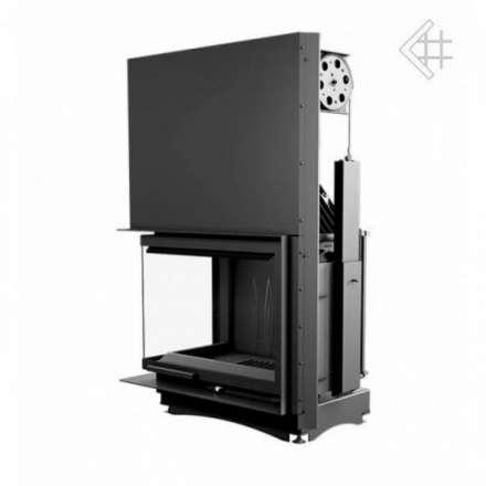 Каминная топка Kratki Amelia/L/BS/G (угловое стекло слева, гильотина) в Новополоцке