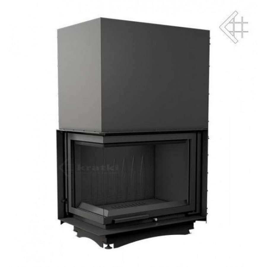 Каминная топка Kratki Amelia/L/BS/G (угловое стекло слева, гильотина) Амазонка бай фото в Новополоцке