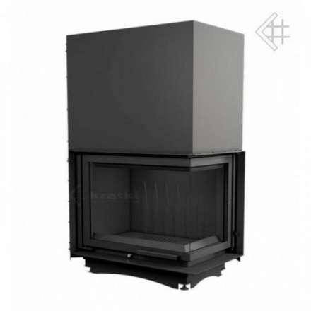 Каминная топка Kratki Amelia/P/BS/G (угловое стекло справа, гильотина) в Новополоцке