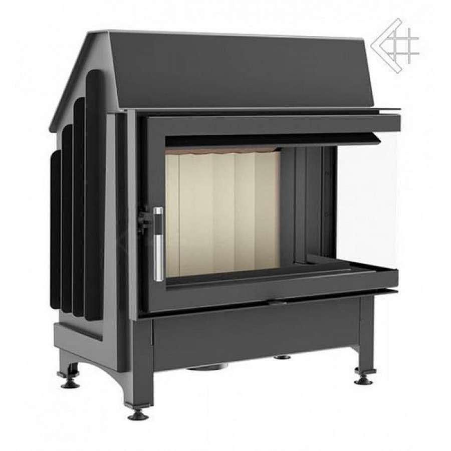 Каминная топка Kratki Zibi/P/BS (угловое стекло справа) Амазонка бай фото в Новополоцке