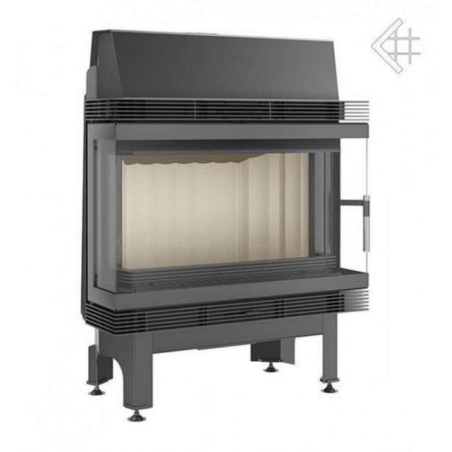 Каминная топка Kratki Blanka 670/570/LP/BS (угловое стекло слева-справа) Амазонка бай фото в Новополоцке