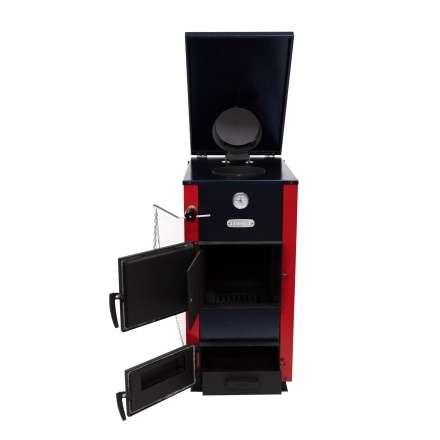 Котел твердотопливный стальной Сибирь-GEFEST КВО 40 ТЭ Амазонка бай фото в Новополоцке