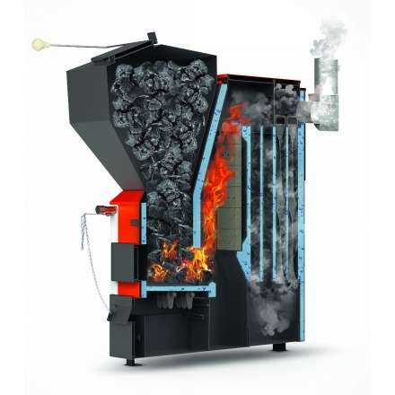 Автоматический котел длительного горения «АТУМ 55» в Новополоцке