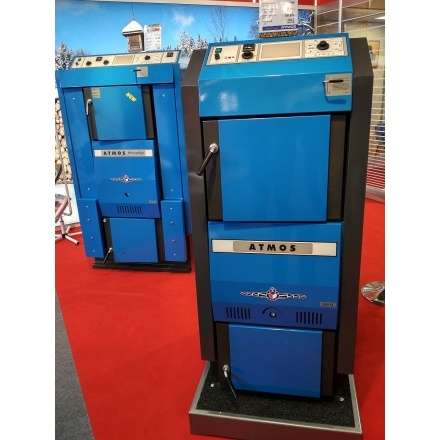 Твердотопливный котёл Atmos DC 18 S с горелкой и бункером Амазонка бай фото в Новополоцке