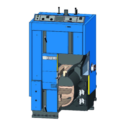 Твердотопливный котёл Atmos DC150 в Новополоцке