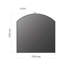 Лист напольный Везувий, 2мм, черный 1200*1200*2 R641 в Новополоцке