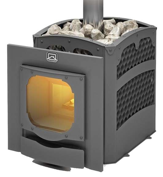 Печь для бани Теплодар Былина-Сетка-24 Ч Панорама (1.1) (без дверцы) Амазонка бай фото в Новополоцке