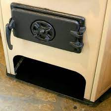 Купить Печь-камин MBS Corner кремовый сталь в Новополоцке Амазонка бай фото в Новополоцке