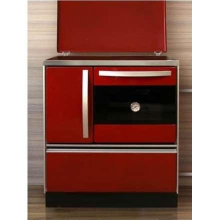 Плита на дровах MBS Royal 720 Plus P (с крышкой) красная в Новополоцке