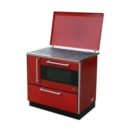 Плита на дровах MBS Royal 720 Plus P (с крышкой) красная Амазонка бай фото в Новополоцке