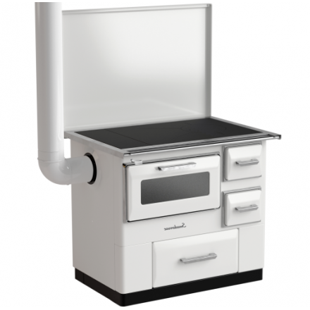 Плита на дровах Smederevac MBS 7 New Line (с крышкой) белая купить в Новополоцке